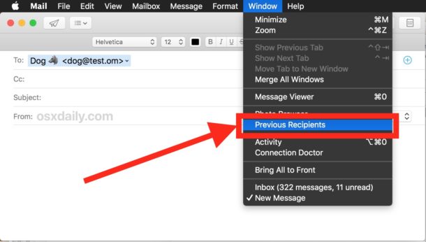 How to remove an email address from Mail on Mac