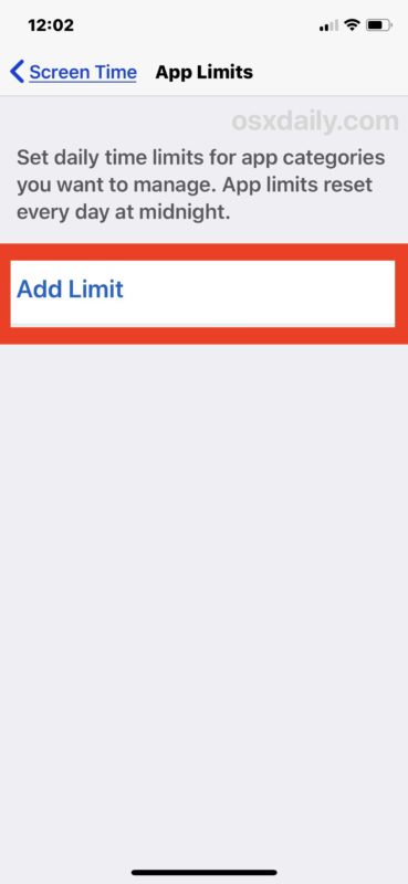 How to add a time limit for Social Networking use on iOS with Screen Time