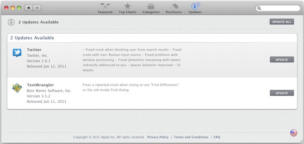 mac app store install updates