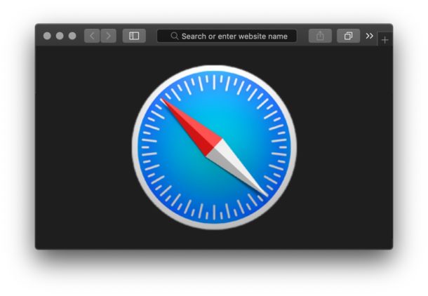 Private browsing mode in Safari for Mac when Dark theme is enabled too
