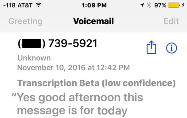 How to use voicemail transcriptions on iPhone